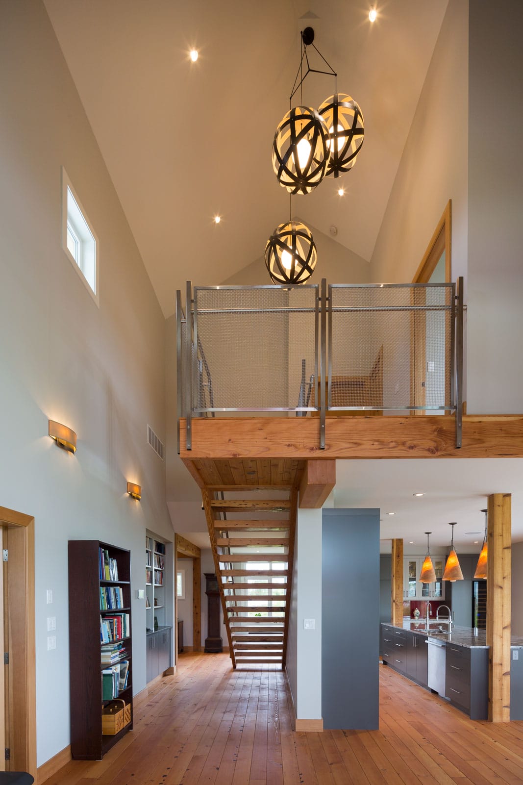 Lentel Construction Westham Island Timber Frame Home