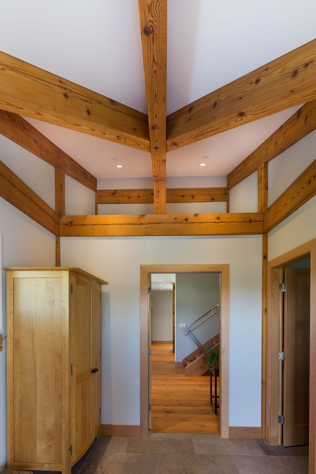 Lentel Construction Westham Island Timber Frame Home
